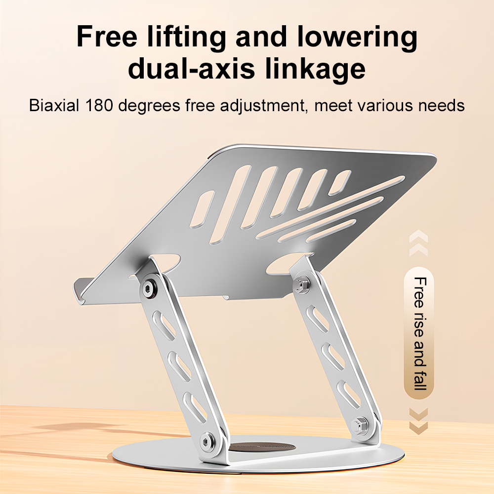 Cooling Stand Tablet - 360° Rotating Laptop Stand Adjustable Foldable