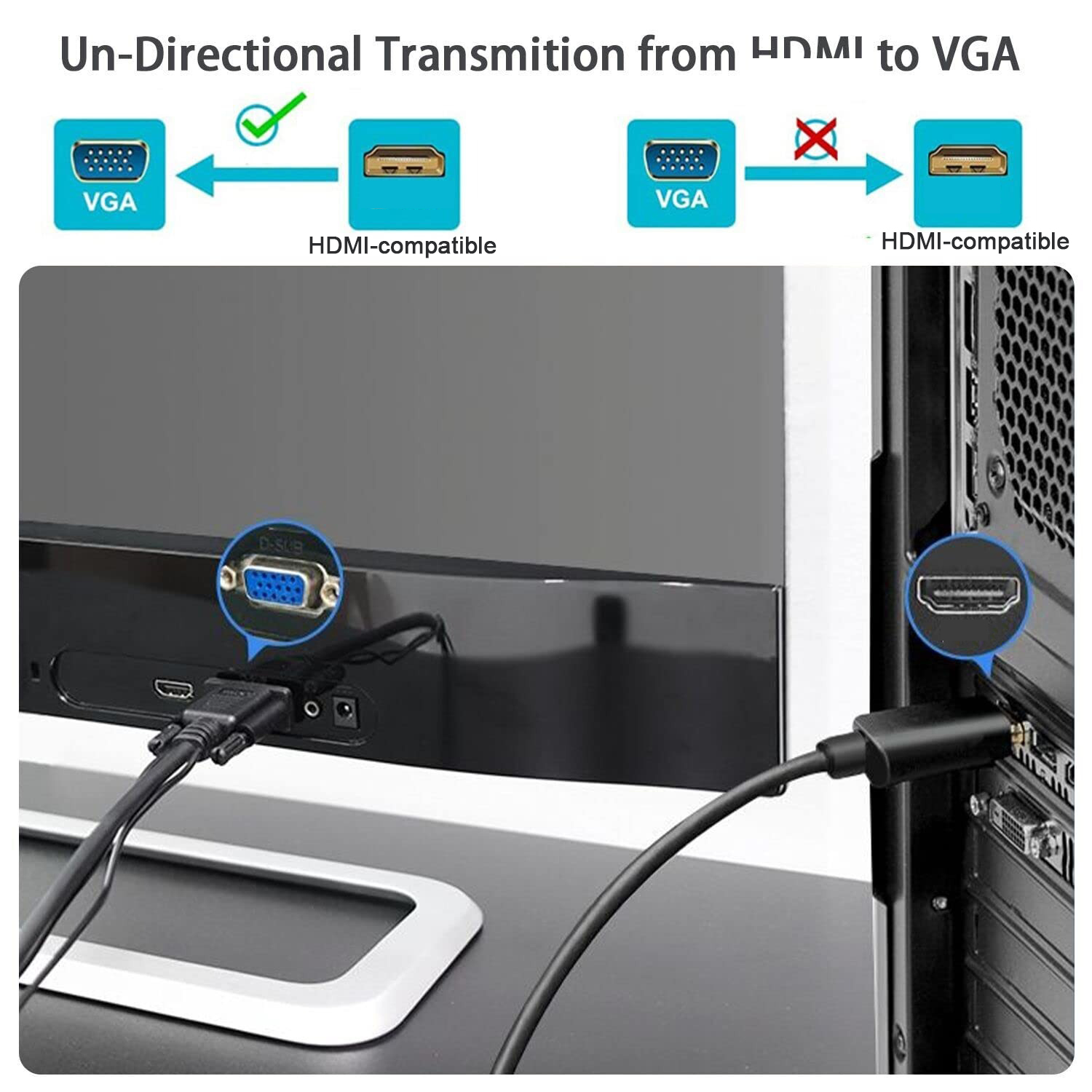 For HDMI to VGA Support Comput - Tablet Lap Desk recension och pris