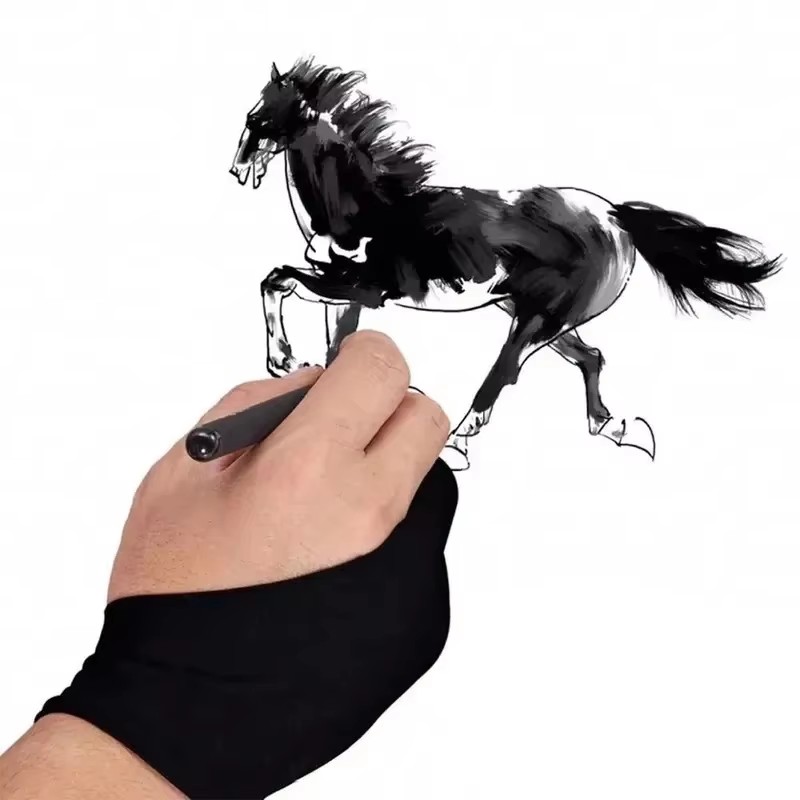 Two-Fingers Anti-touch Paintin - Drawing Glove Artist recension och pris