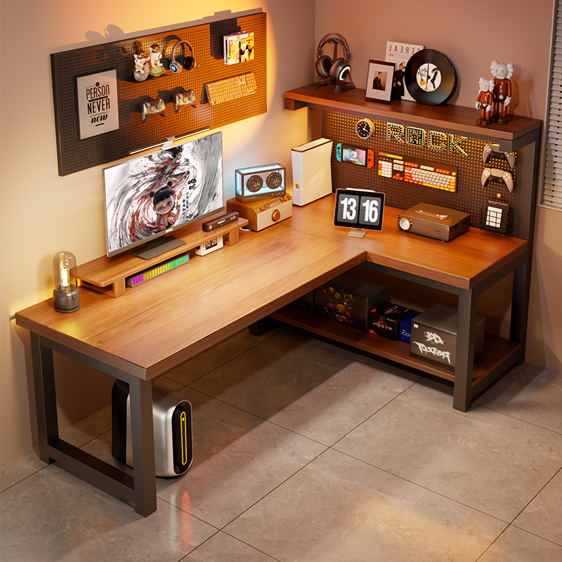 Modern Corner Computer Desk L- - Tablet Lap Desk recension och pris