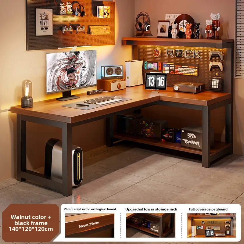 Modern Corner Computer Desk L- - Tablet Lap Desk recension och pris