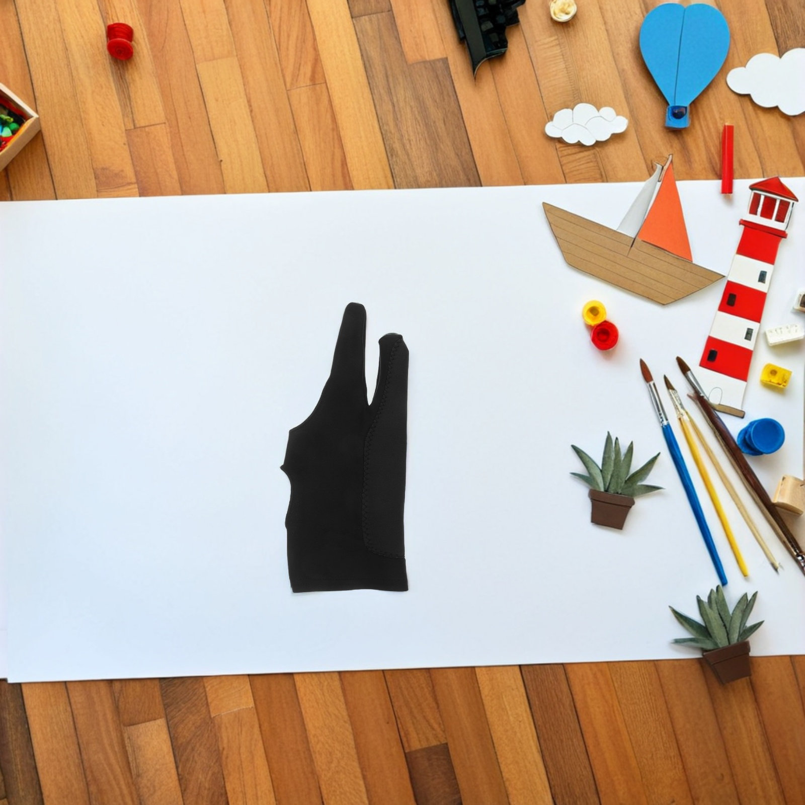 1Pair Two-Finger Drawing Glove - Drawing Glove Artist recension och pris