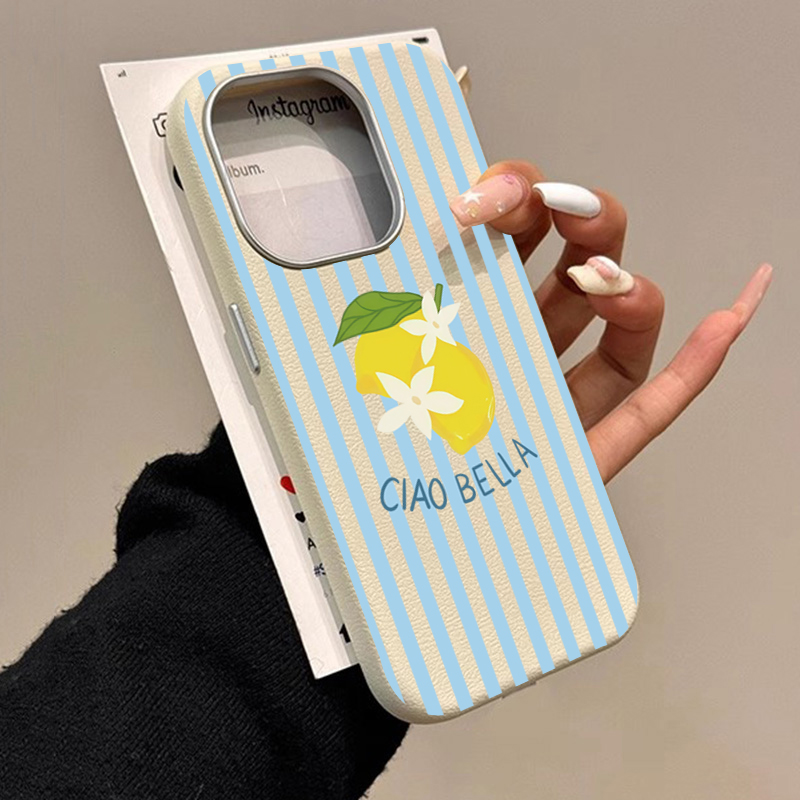 Lemon Striped Retro Design Sui - Samsung Galaxy S24 recension och pris