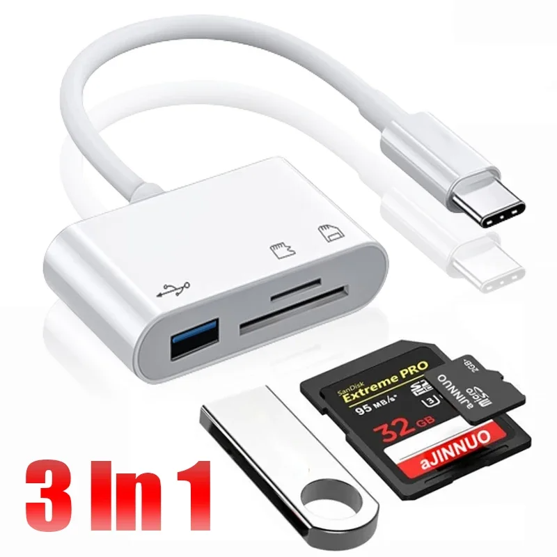 3 In 1 Type-c To USB C A OTG A - Usb Hub Type C recension och pris