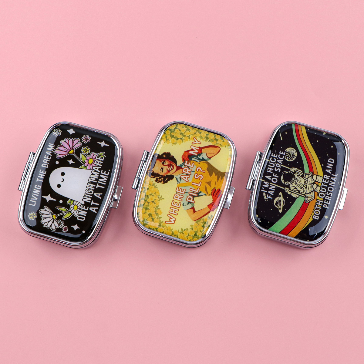 Cute Funny Pill Box Portable T - Tablet Cute Accessories recension och pris