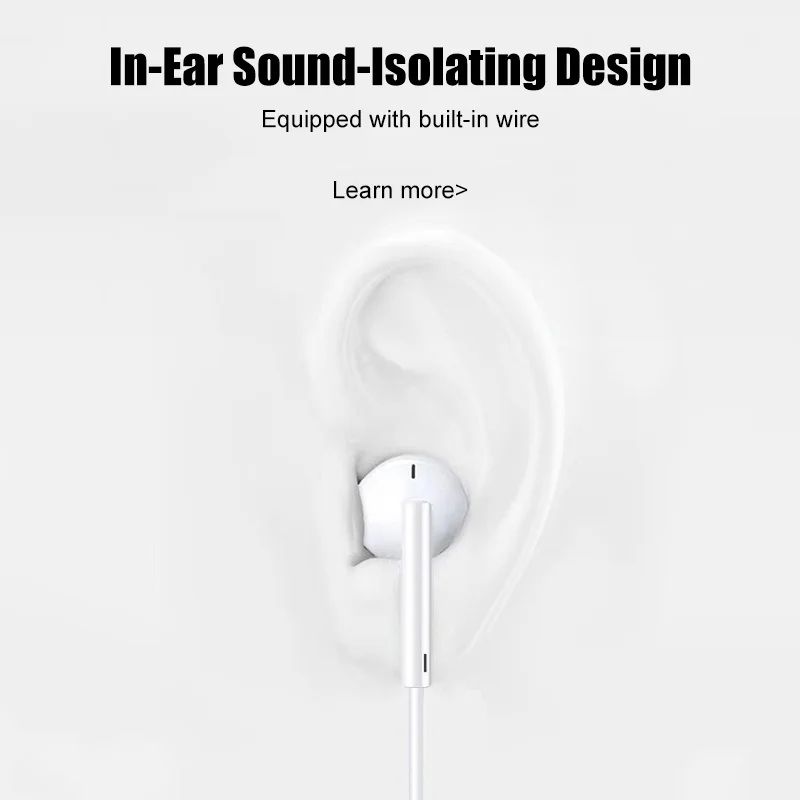 Original Type C In-Ear Earphon - Wired Earphone Lightning recension och pris